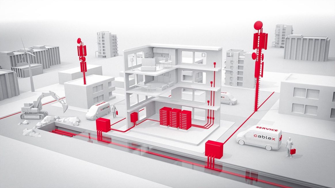 Illustration of the details of cablex's broadband expansion.